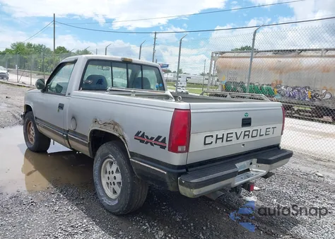 1988 Chevrolet Gmt-400 K1500 из США, поврежденный, VIN 1GCDK14K3JZ221344